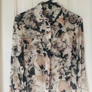 Spiegel floral short, 100% silk.